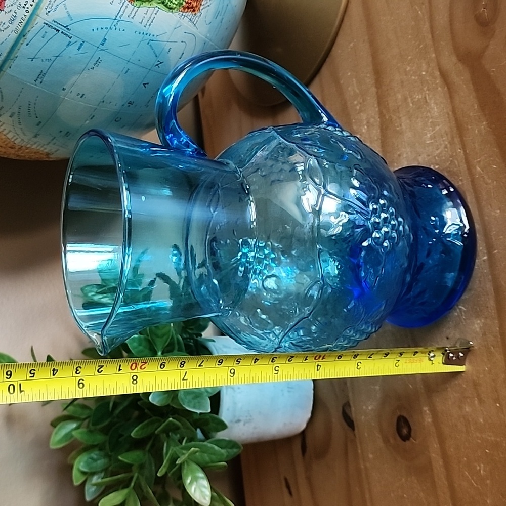 Vintage IVIMA Hand Made Glass Pitcher Portugal - Picture 11 of 16